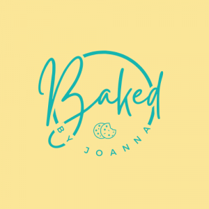 Baked logo Yellow background